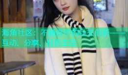海角社区：不稳定中的社交创新——互动、分享、社区生活