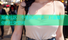 海角社区：个性化用户名，打造属于你的社交空间