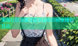 海角社区深度交流平台助你畅享精彩互动