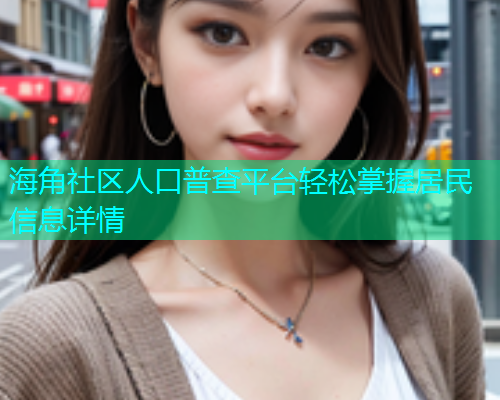 海角社区人口普查平台轻松掌握居民信息详情